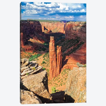 Spider  Rock Canyon de Chelly, Arizona Canvas Print #GOZ190} by George Oze Canvas Art Print