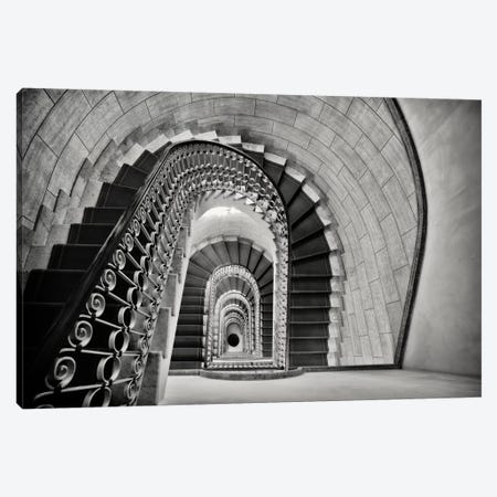 Staircase Perspective Canvas Print #GOZ194} by George Oze Canvas Artwork