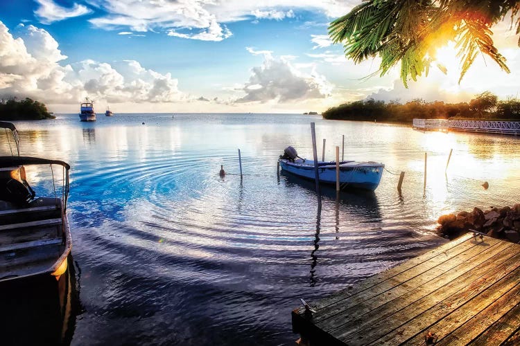 Sunset in a Fishing Village, La Parguera, Puerto Rico