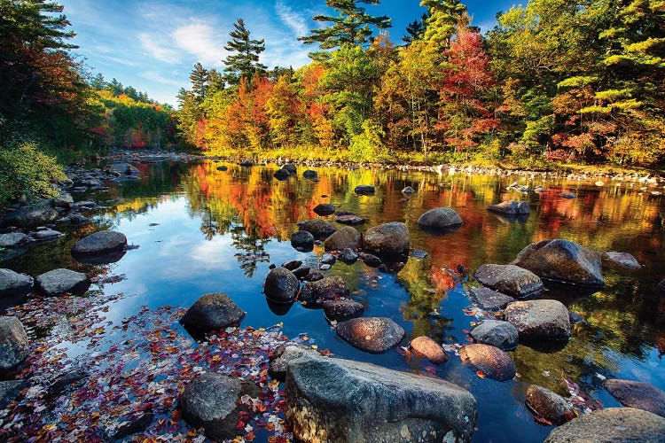 Swift River Fall Foliage Reflections