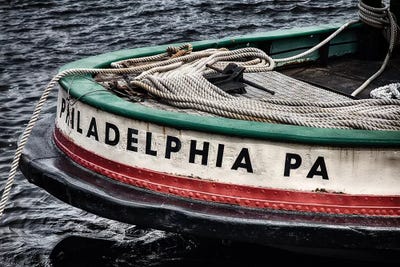 Bow of a Tugboat by George Oze acrylic art print