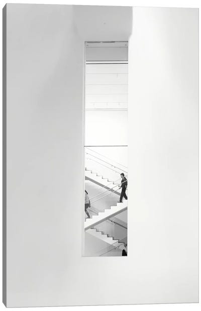 Urban Staircase Canvas Art Print - Stairs & Staircases