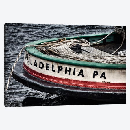 Bow of a Tugboat Canvas Print #GOZ21} by George Oze Canvas Art Print