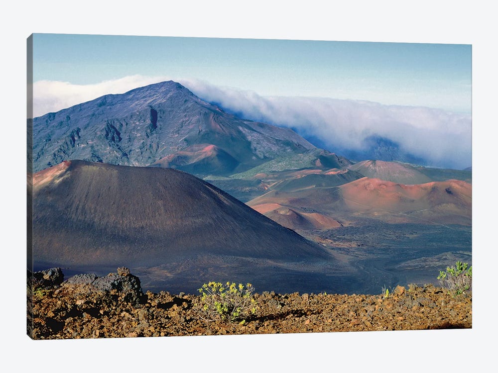 Volcanoes of Haleakala National Park, Maui, Hawaii by George Oze 1-piece Canvas Print