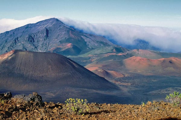 Volcanoes: Volcanoes of Haleakala National Park, Maui, Hawaii by George Oze