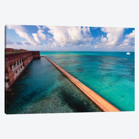 Walls of Fort Jefferson, Dry Tortugas, Florida Canvas Print #GOZ235} by George Oze Art Print