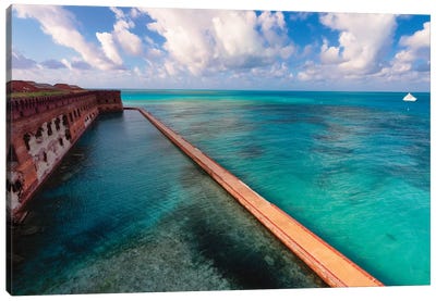 Walls of Fort Jefferson, Dry Tortugas, Florida Canvas Art Print - George Oze