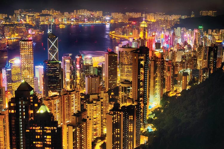 Hong Kong Night Skyline