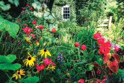 Country Garden, Far Hills, New Jersey by George Oze art print