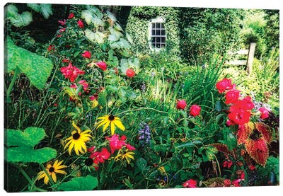 Country Garden, Far Hills, New Jersey Canvas Art Print - New Jersey Art