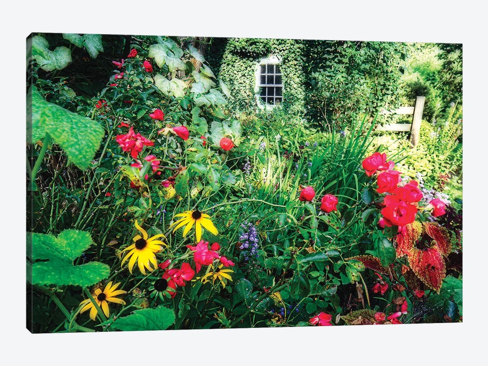 Country Garden, Far Hills, New Jersey by George Oze 1-piece Canvas Print