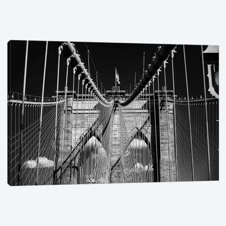 Brooklyn Bridge Impression Canvas Print #GOZ309} by George Oze Canvas Art