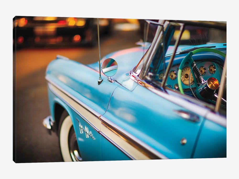 Cruising With My Desoto Firedome by George Oze 1-piece Canvas Wall Art