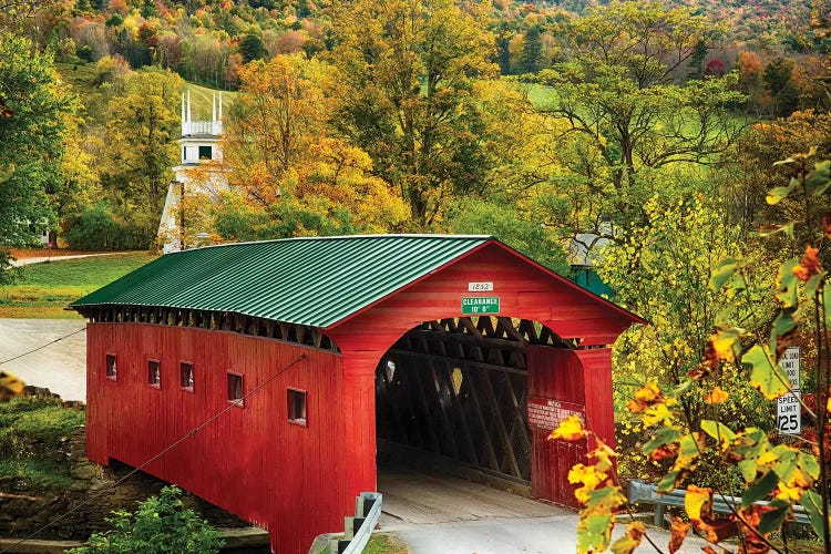 Scenic Covered Bridge Of West Arlington, Vermont