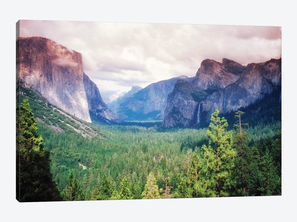 Yosemite Valley Scenic From Tunnel View, California by George Oze 1-piece Art Print