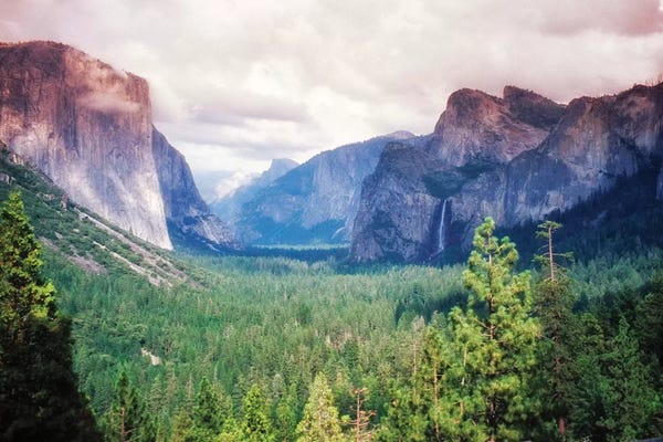George Oze: Yosemite Valley Scenic From Tunnel View, California by George Oze
