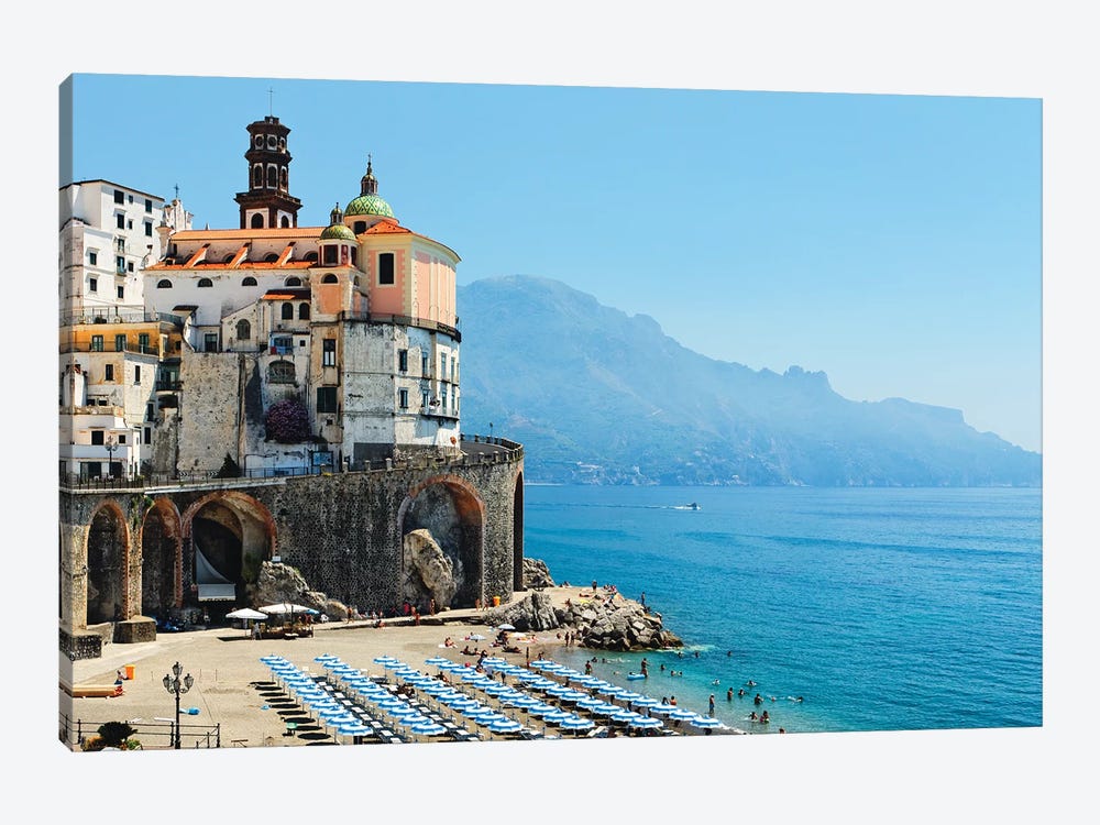 Atrani Beach, Amalfi Coat, Italy by George Oze 1-piece Canvas Wall Art