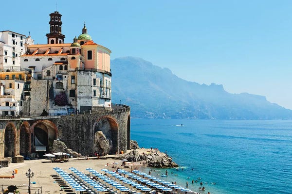 George Oze: Atrani Beach, Amalfi Coat, Italy by George Oze