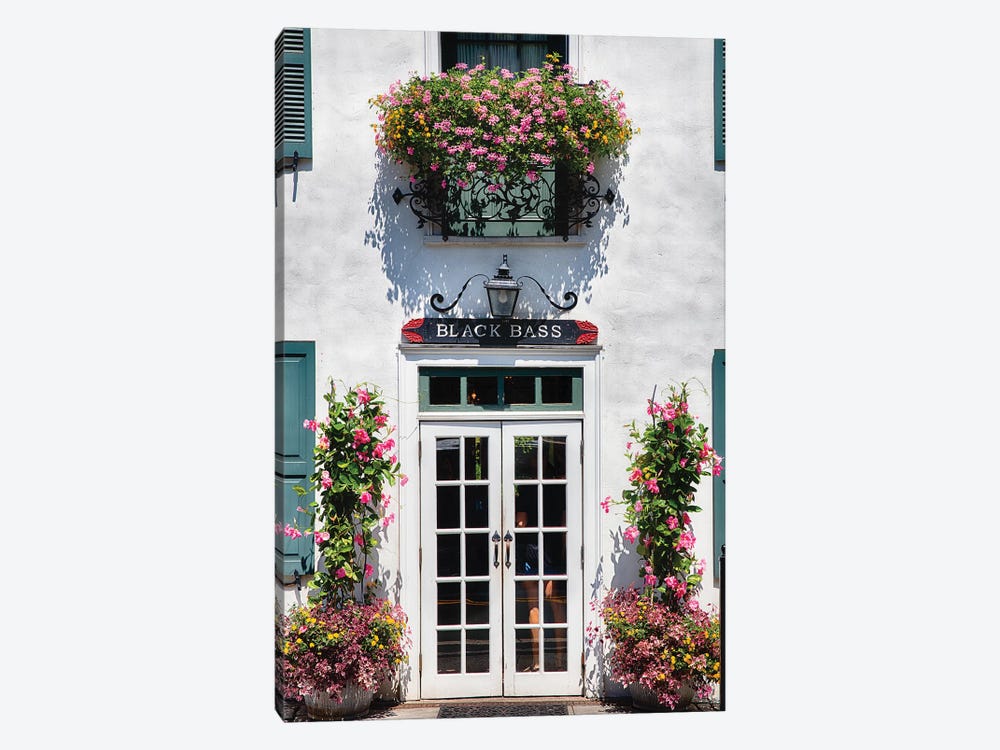 Charming Country Inn Entrance by George Oze 1-piece Art Print