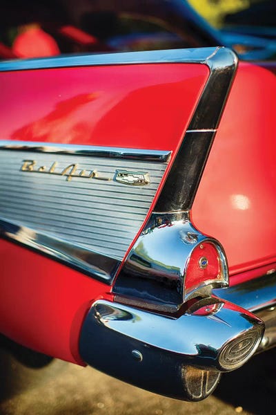 Chevrolet: Chevy Bel Air Tail Fin  by George Oze