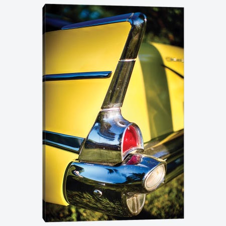 Classic Chevrolet Automobile Tail Fin Canvas Print #GOZ36} by George Oze Art Print