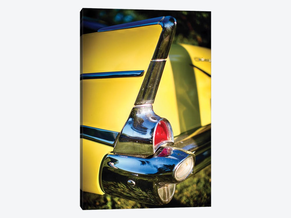 Classic Chevrolet Automobile Tail Fin by George Oze 1-piece Canvas Art