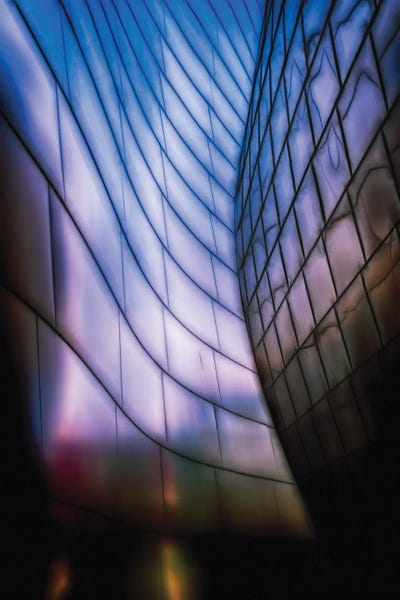 Blue Metropolis by George Oze canvas print