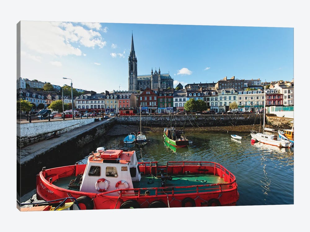 Harbor Front, Cobh, County Cork, Ireland by George Oze 1-piece Art Print