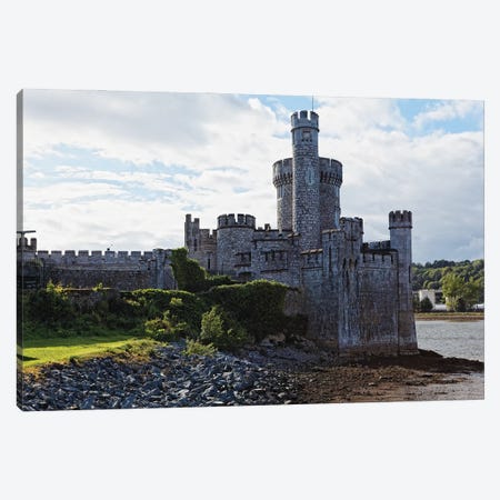 Castle On The River, Blackrock Castle, River Lee, City Cork, Republic Of Ireland Canvas Print #GOZ397} by George Oze Canvas Artwork