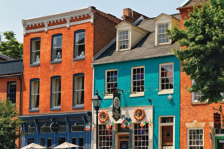 Fell's Point Pubs, Baltimore, Maryland by George Oze wall art