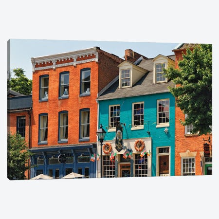 Fell's Point Pubs, Baltimore, Maryland Canvas Print #GOZ406} by George Oze Canvas Art