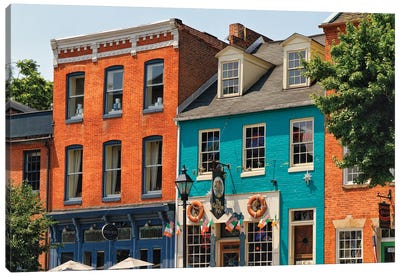 Fell's Point Pubs, Baltimore, Maryland Canvas Art Print - Maryland Art
