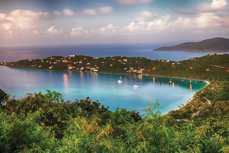 Magens Bay After Sunset Panoram, St Thomas