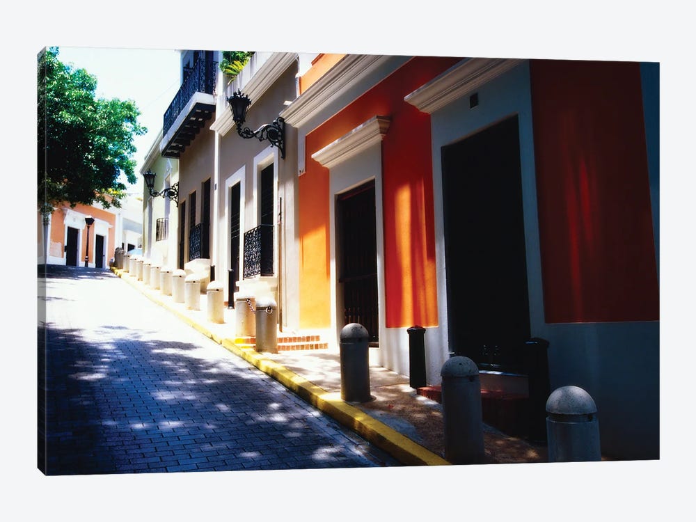 Calle De Sol, Old San Juan, Puerto Rico by George Oze 1-piece Canvas Wall Art