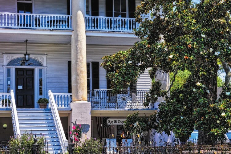 Southern Style House Beaufort, South Carolina by George Oze wall art