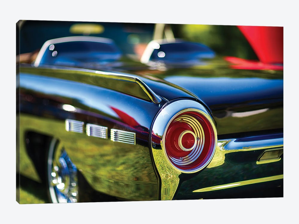 Tail Light Detail Of A 1962 Ford Thunderbird by George Oze 1-piece Art Print