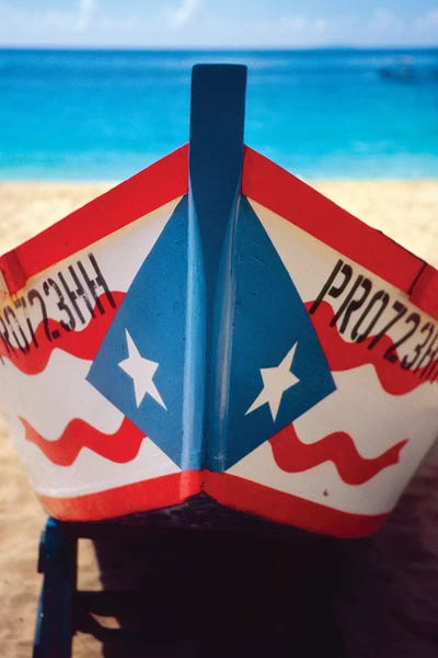 George Oze: Close Up View of a Puerto Rican Fishing Boat by George Oze