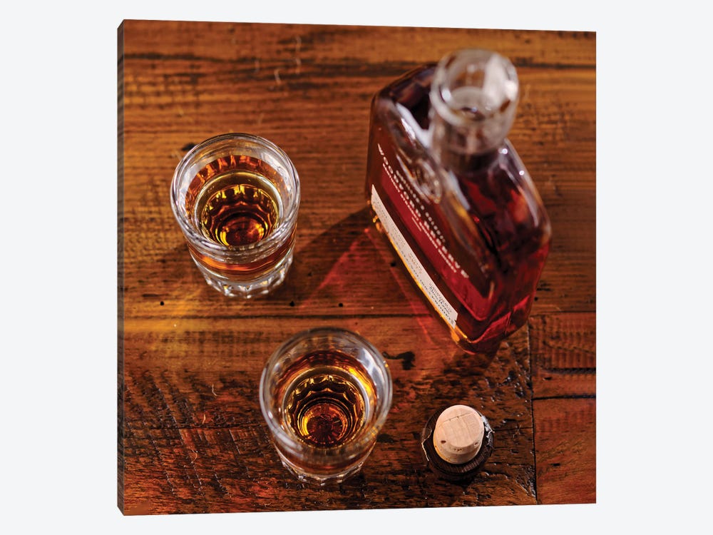 Bourbon Shots by George Oze 1-piece Canvas Print