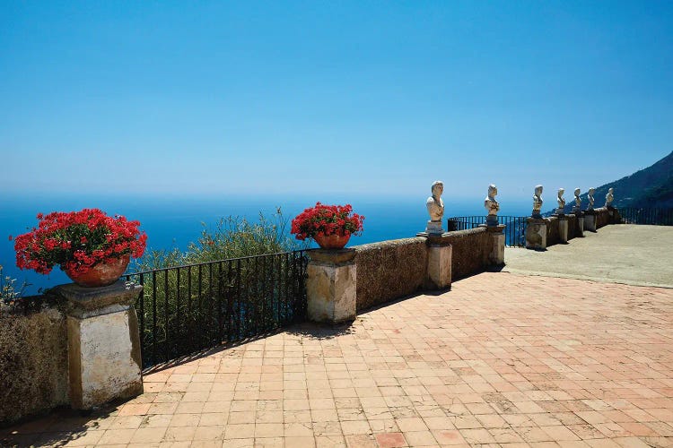 Terrace Of Infinity, Ravello, Italy by George Oze wall art