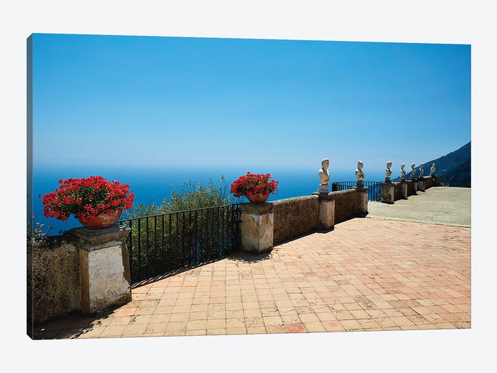 Terrace Of Infinity, Ravello, Italy by George Oze 1-piece Canvas Art
