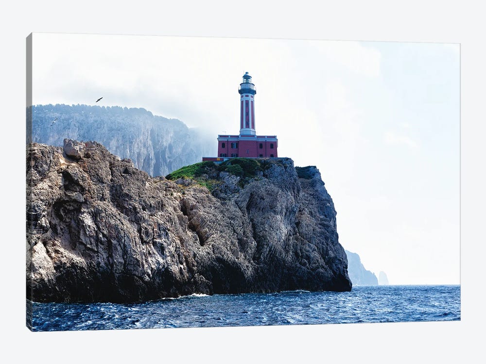 Punta Carena Lighthouse, Anacapri, Campania, Italy by George Oze 1-piece Canvas Artwork
