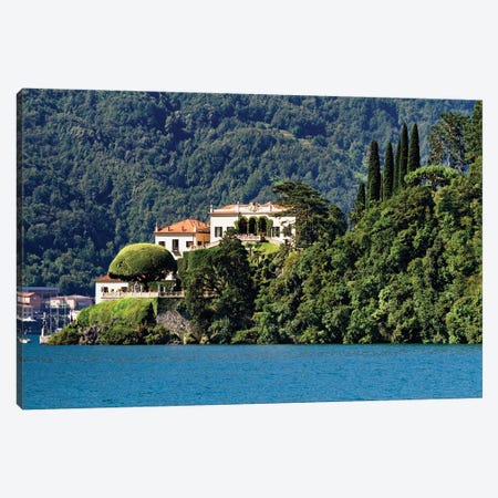 Villa Balbianello, Lenno Como, Lake Como, Lombardy, Italy Canvas Print #GOZ485} by George Oze Canvas Art