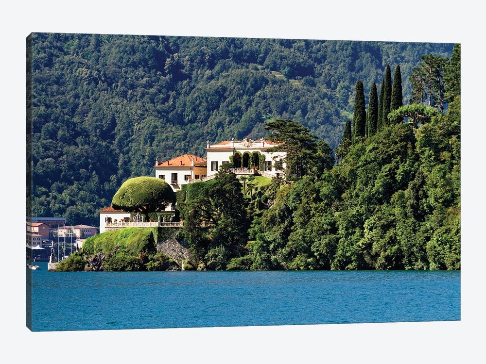 Villa Balbianello, Lenno Como, Lake Como, Lombardy, Italy by George Oze 1-piece Canvas Art Print