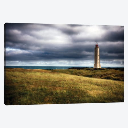 Lighthouse On The Snaefellsnes Peninsula, Iceland Canvas Print #GOZ517} by George Oze Canvas Artwork