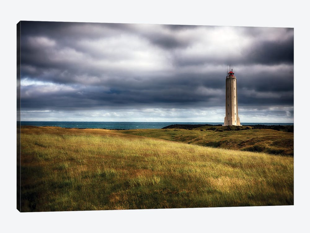 Lighthouse On The Snaefellsnes Peninsula, Iceland by George Oze 1-piece Art Print