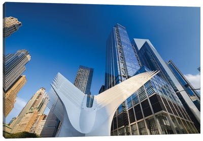 The Oculus, World Trade Center Manhattan, New York City Canvas Art Print - George Oze