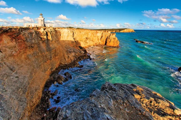 Puerto Rico: Faro De Los Morrillos, Cabo Rojo, Puerto Rico by George Oze