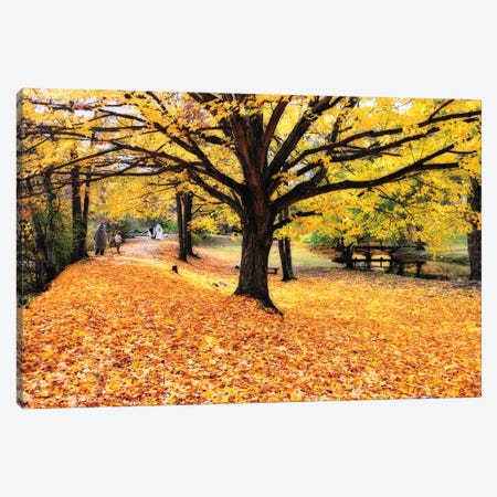 Halloween Outdoor Scenic Canvas Print #GOZ558} by George Oze Canvas Art Print