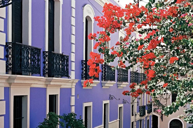 Colorful Balconies of Old San Juan, Puerto Rico