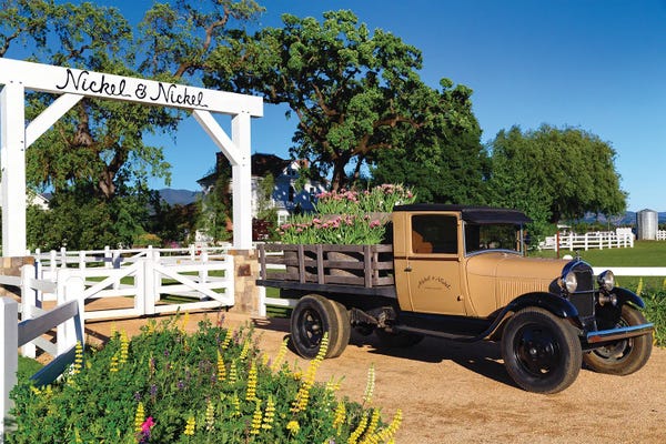 Napa Valley: Nickel And Nickel Winery, Napa Valley, California by George Oze